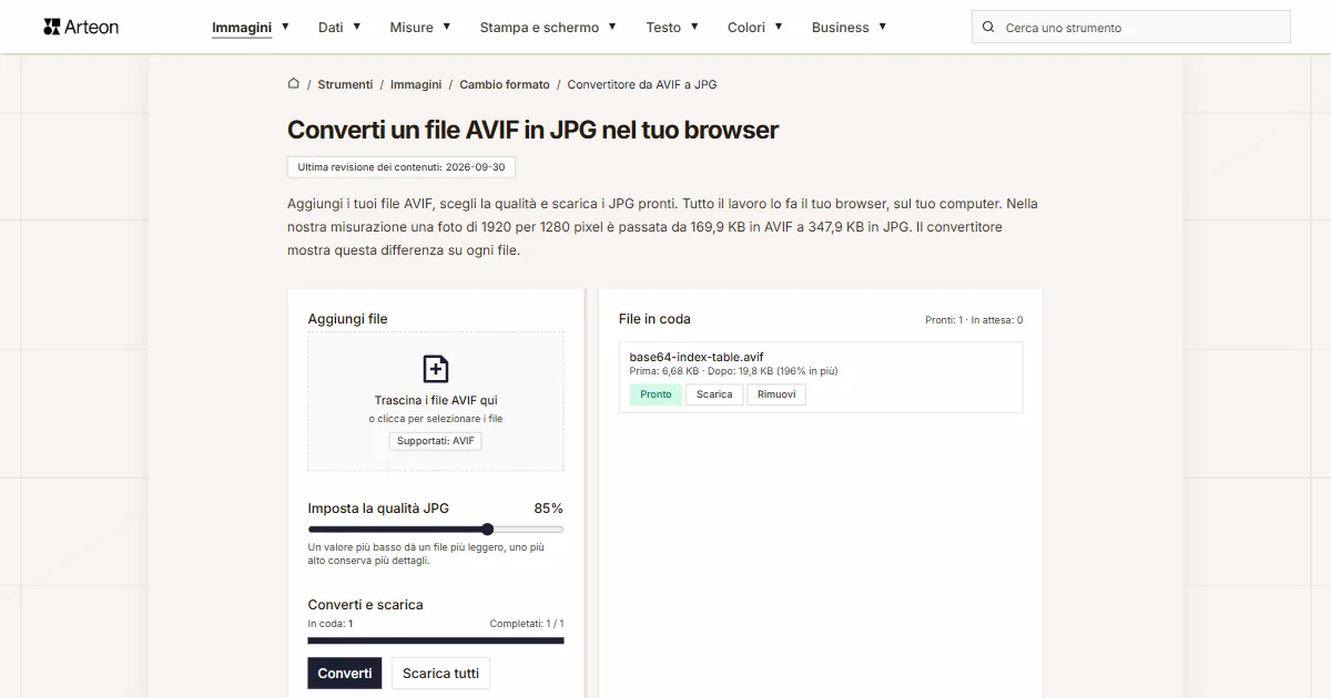 AVIF in JPG