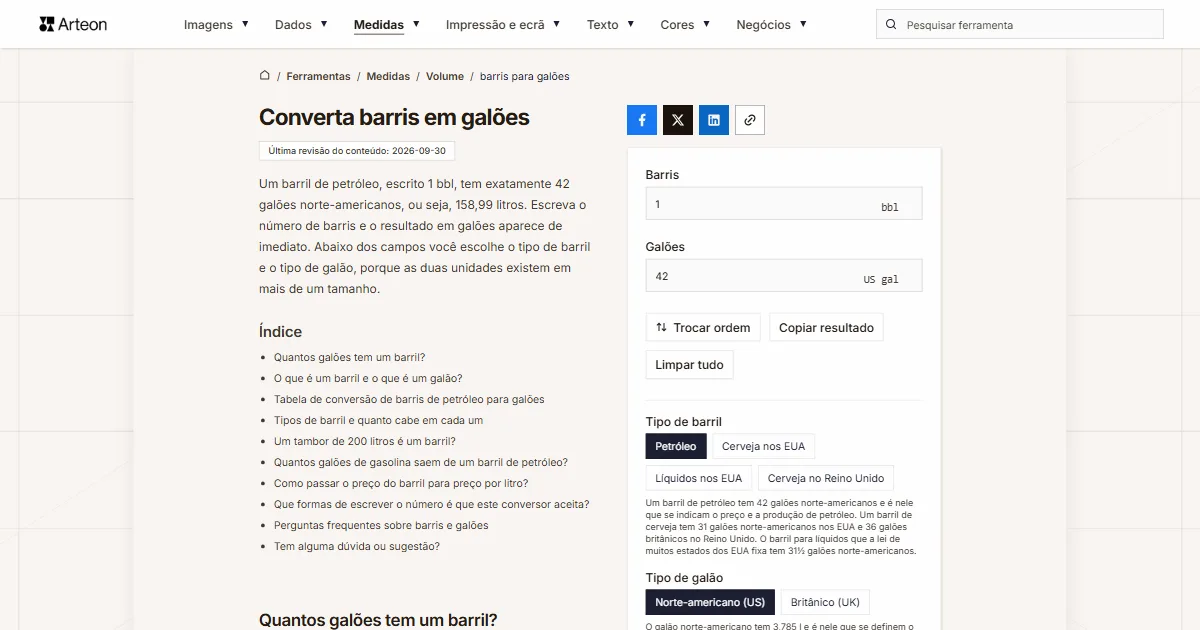 barris para galões