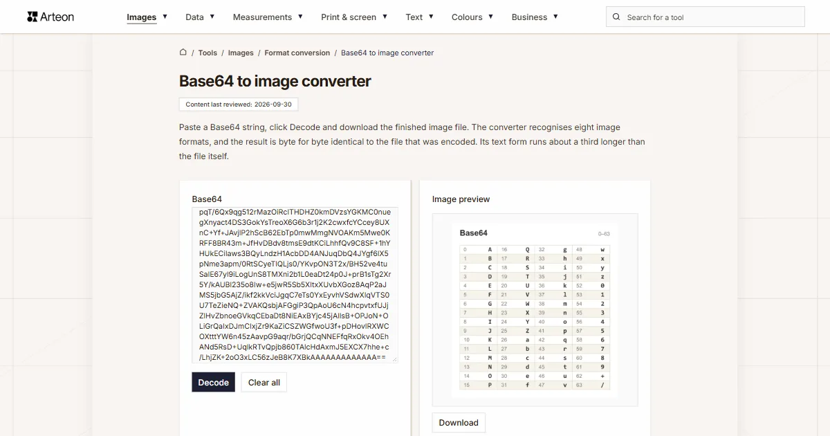 Base64 to Image