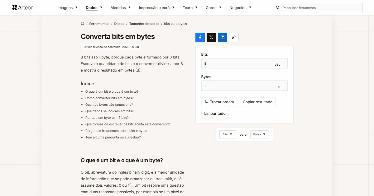 bits para B
