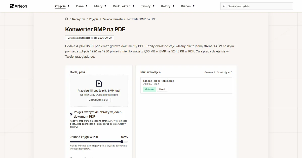 BMP na PDF