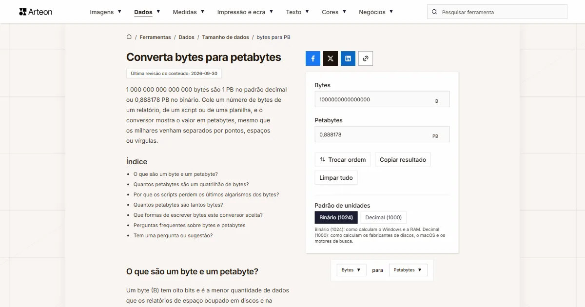 B para PB