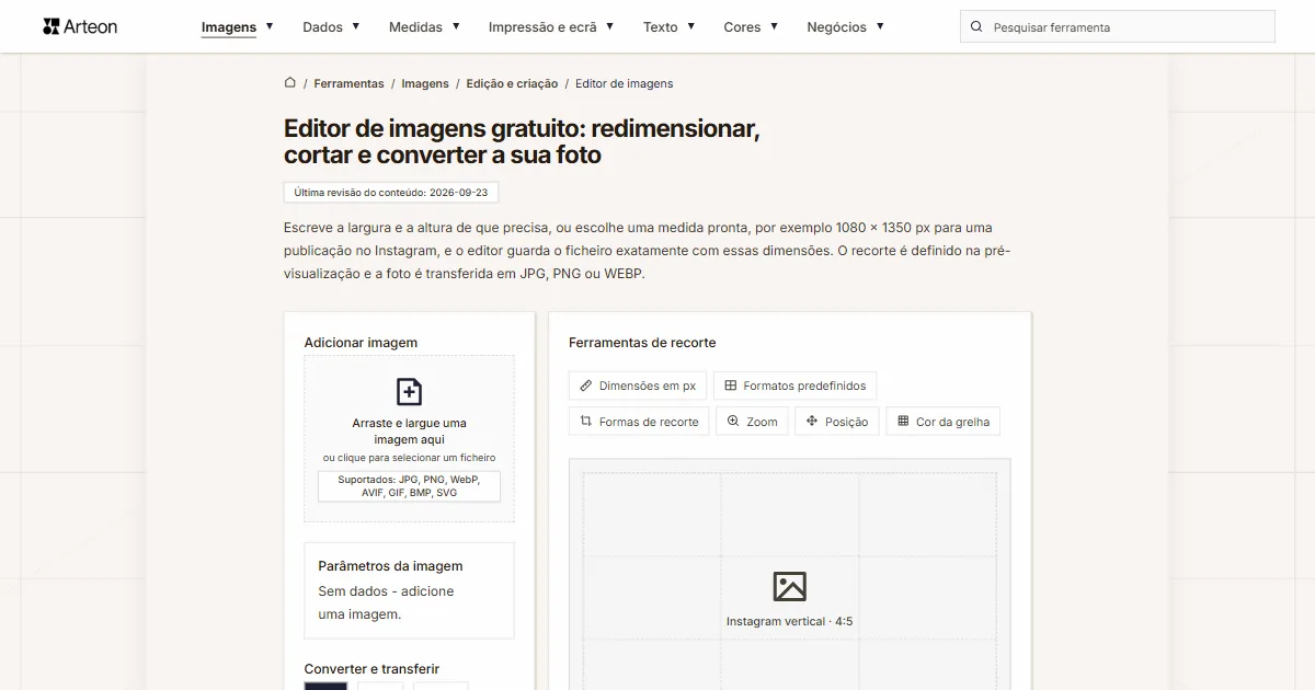 Editor de imagens