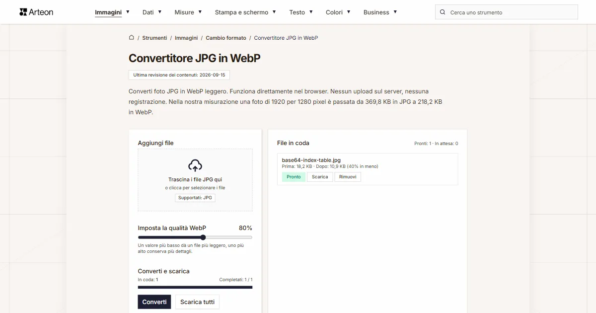 JPG in WebP