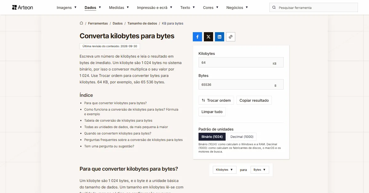 KB para B