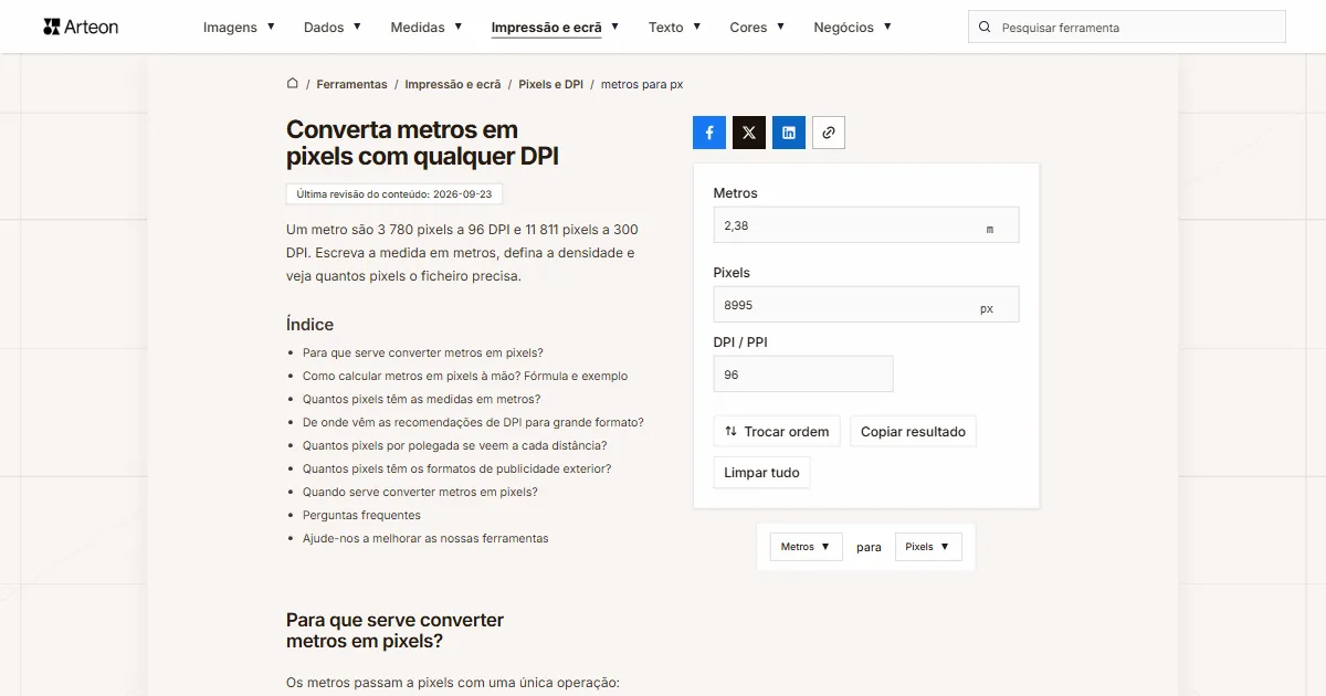 m para px