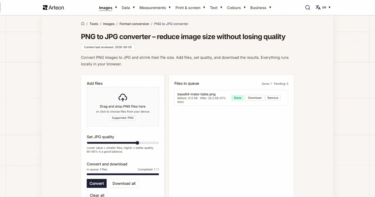 PNG to JPG