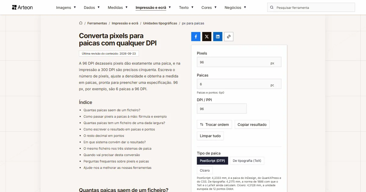 px para pc
