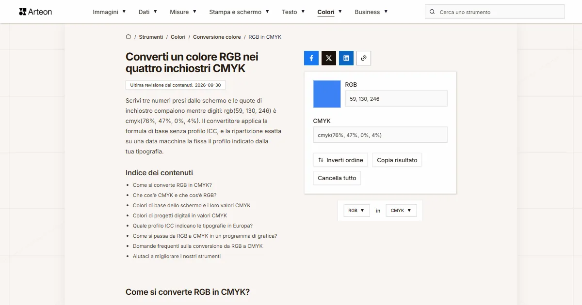 RGB in CMYK